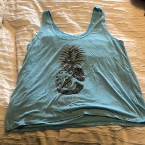 Aloha pineapple tank top